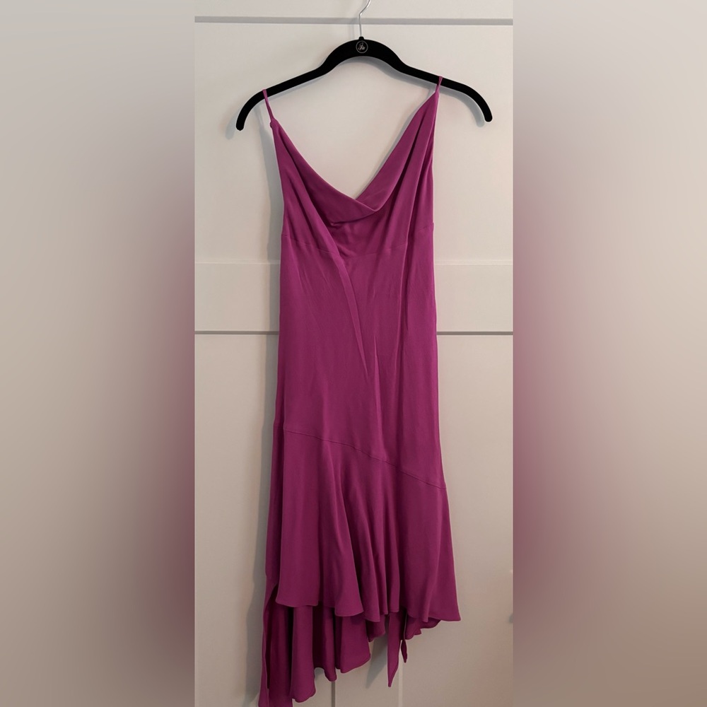 Steve Madden Asymmetrical Dress in Purple